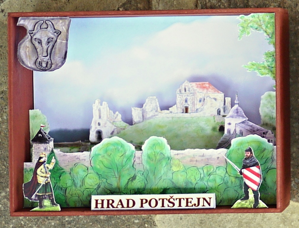 Papírové modely tří hradů